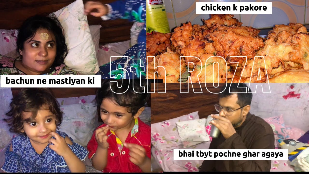chicken k pakore banae || bachun ne hal bura kar dia 😃