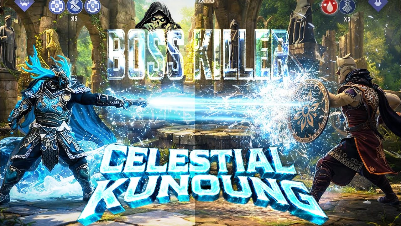 Celestial Kunoung Vs Gideon 2.0 ❄️ Easy for Ck 😈  ||  #gaming #shadowfight3 #sf3 