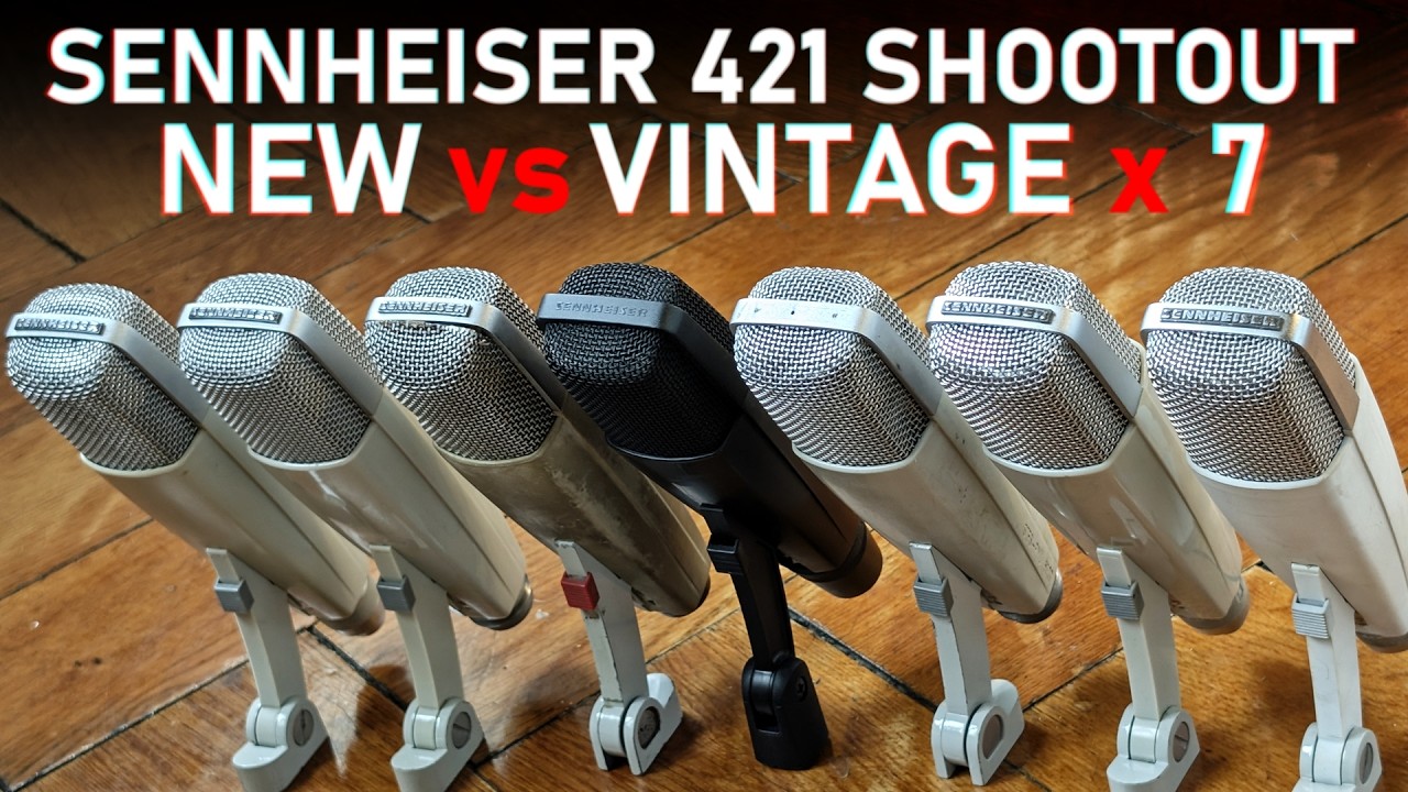 Massive Shootout - Sennheiser 421 - New vs Vintage