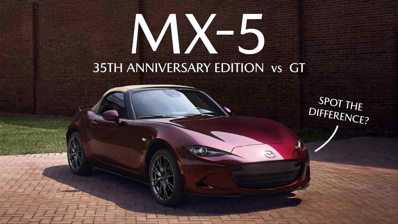 Mazda MX-5 35th Anniversary Edition vs GT: Can You Spot the Difference?