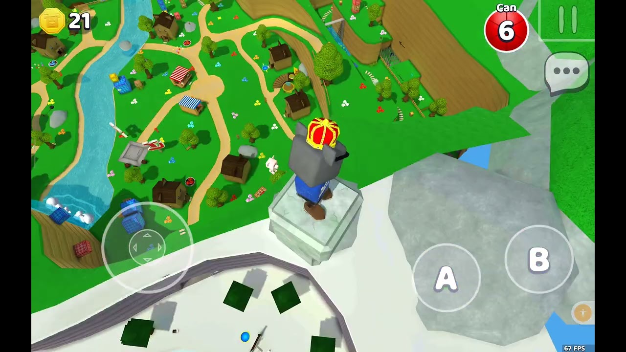 Super Bear Adventure taşlarla yapma hilesini denedim