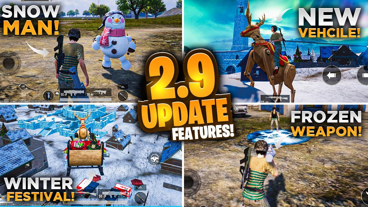 A4 Royal Pass Update | 2.9 Update Winter Mode Features | PUBGM/BGMI