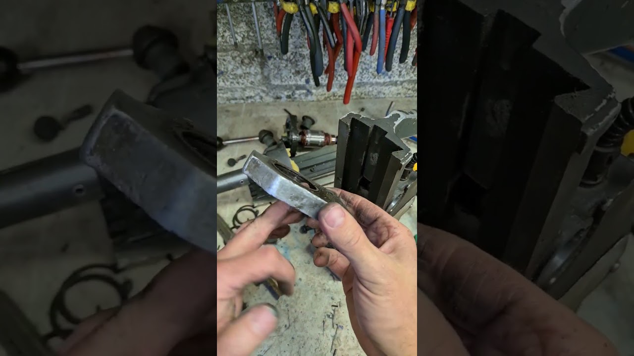 This is as bad as you ever want a needle bearing to get. After this, it will do damage. #tools #asmr
