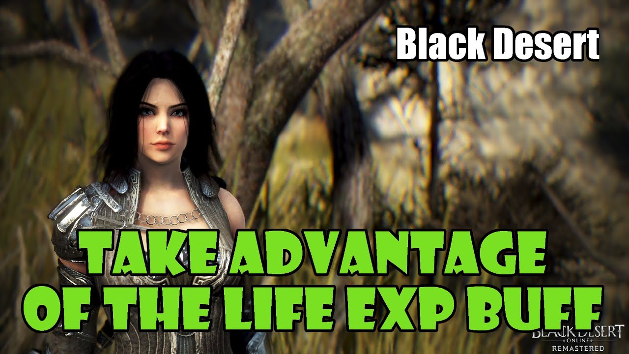[Black Desert] How to Make the Most of the Life EXP Buff right now! New Player / Beginner