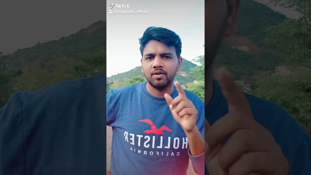 #vizagnani  Telugu Temper Dialogue in Tik Tok