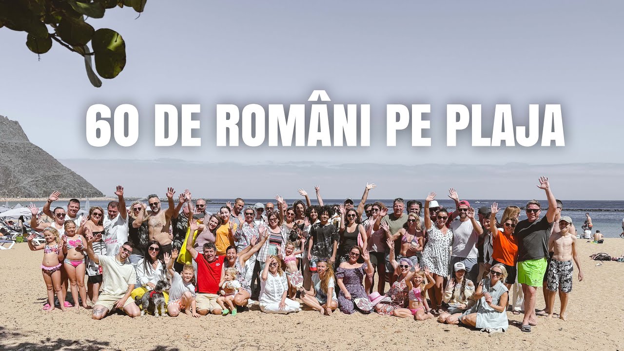 🌴 🇷🇴 Românii din Tenerife, din nou împreună la plajă 🌞 | Aprilie 2025 🏖️