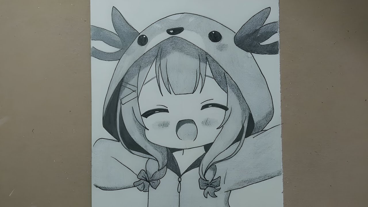 How to draw cute anime girl step by step | anime girl