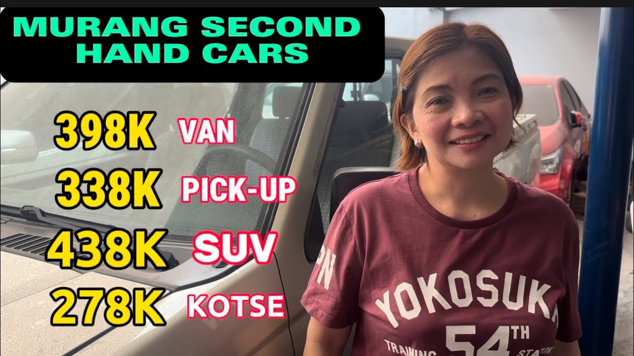 MURANG SECOND HAND CARS | VAN 398K | 338K PICK-UP | 438K SUV  278K KOTSE #repocars #repossessedcars