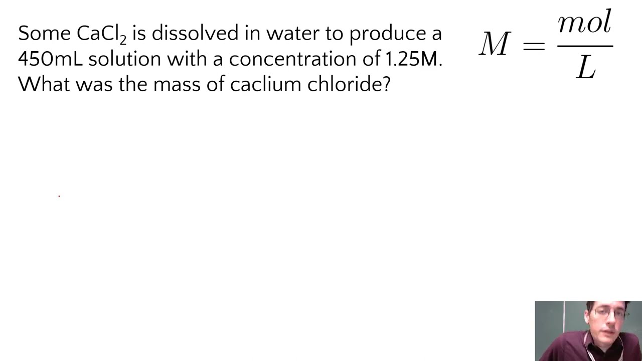 Quick Chem: Molarity