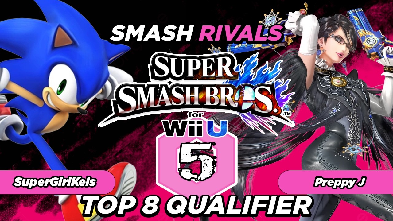 SM4SH Rivals #5: SuperGirlKels (Sonic) Vs. Preppy J (Bayonetta) - Top 8 Qualifier