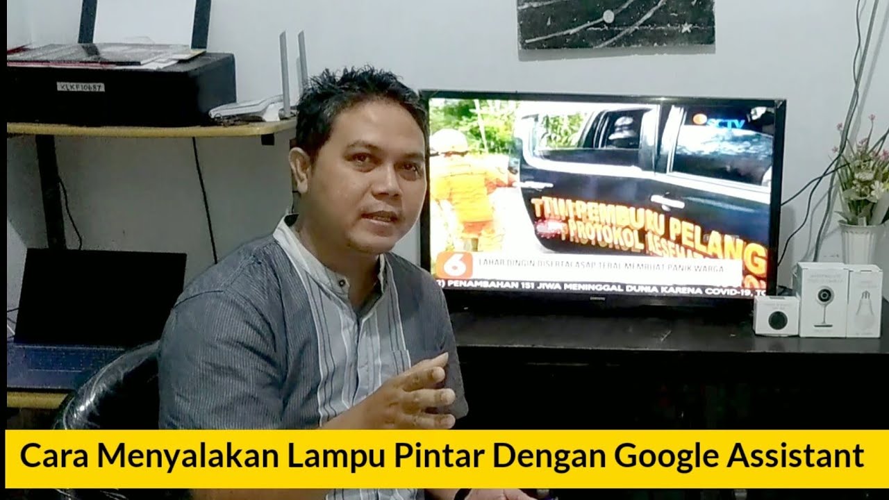 Cara mengaktifkan Bardi  Smart Light  dengan Google Assistant