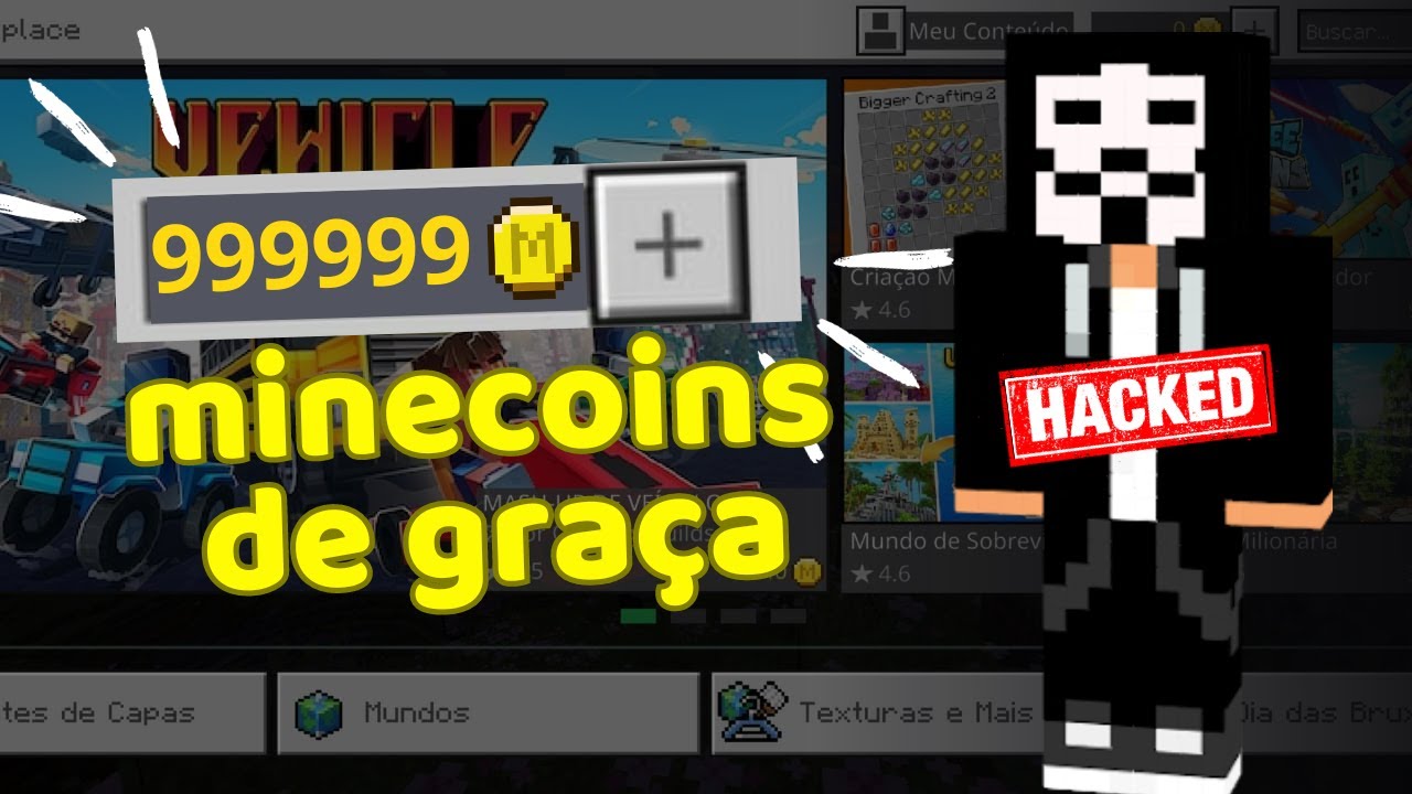 Como ter minecoins de graça no minecraft
