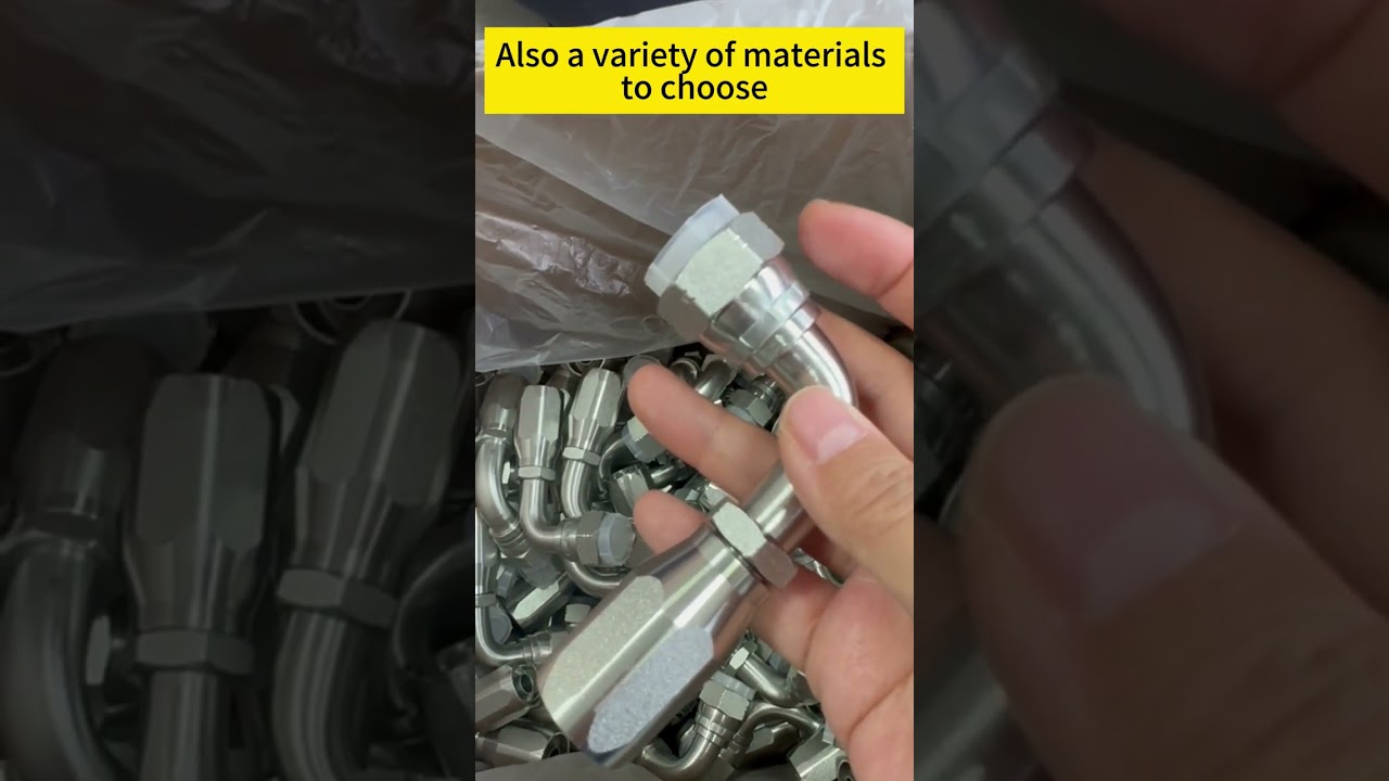 SAE 90 degree elbow resuable fitting