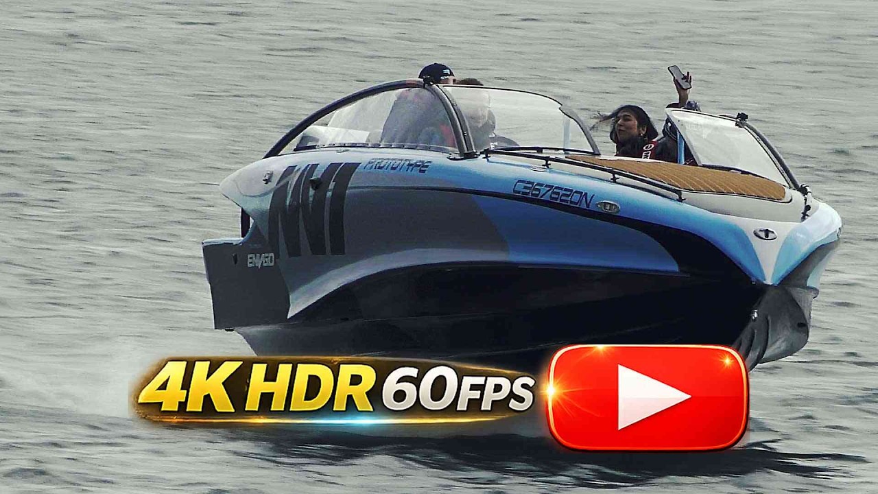 🚤🔋Международная выставка лодок в Торонто 2026⚡ Электрическая летающая лодка ENVGO NV1 на озере Он...