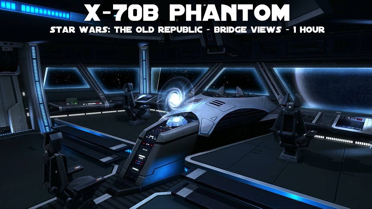 Star Wars Ambience - X-70B Phantom (SWTOR) Bridge View 1 Hour