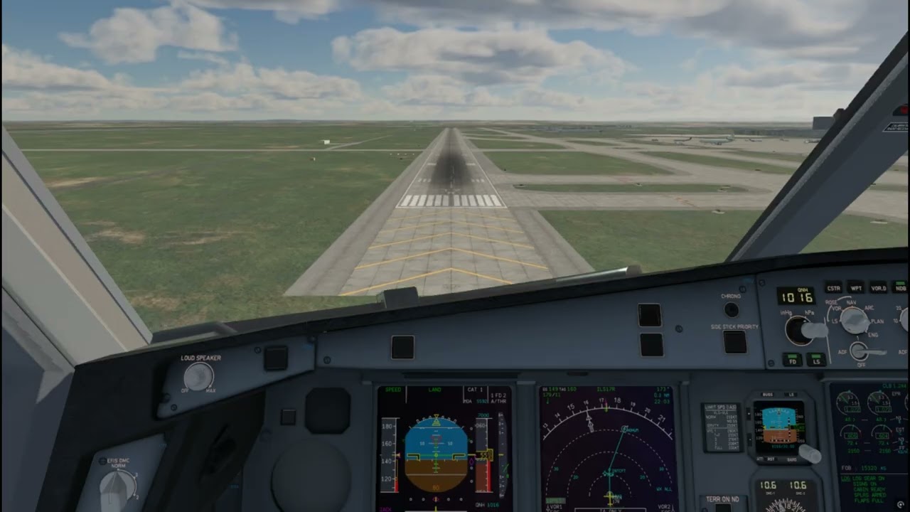 ToLiss A340 Landing 17R KDEN
