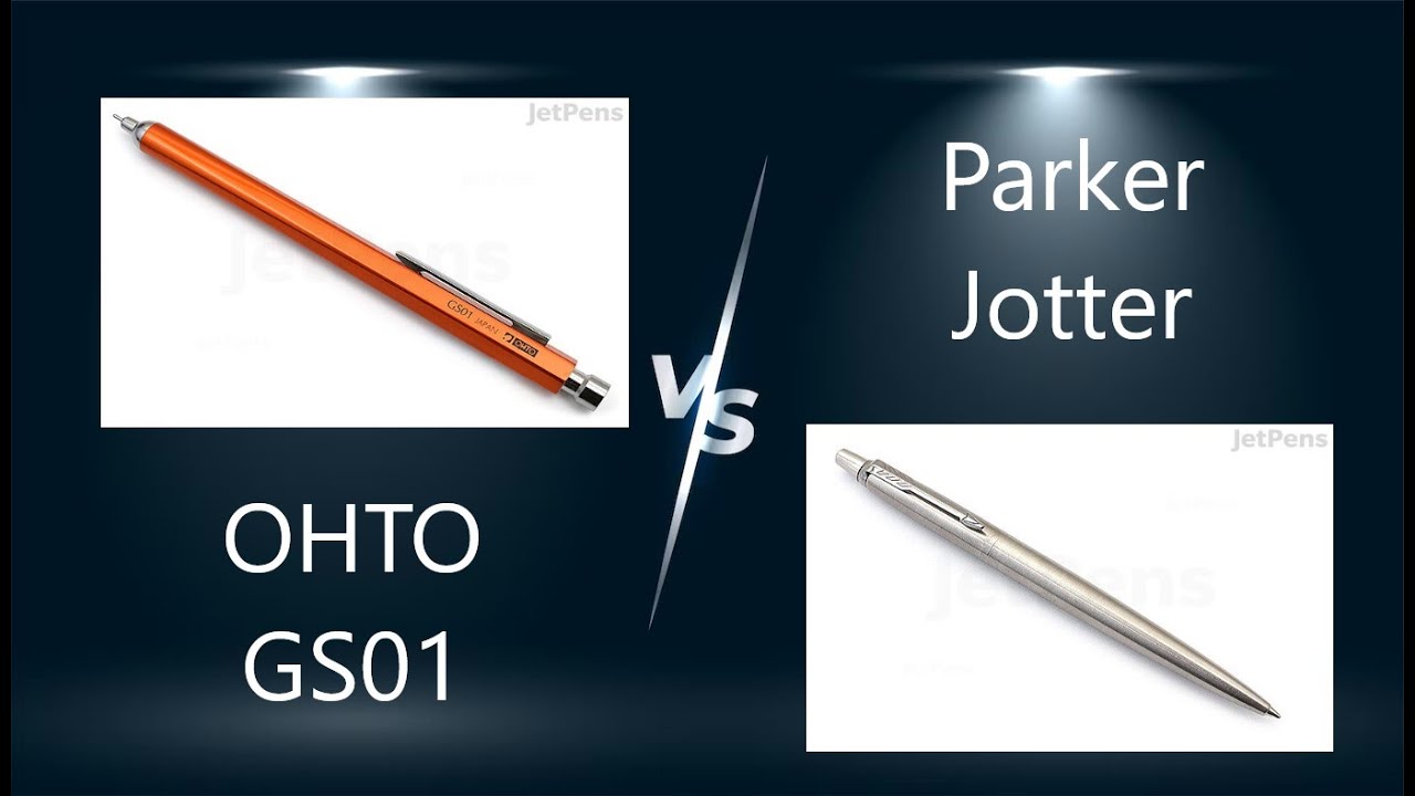perfect pen episode 7 OHTO GS01 vs Parker Jotter