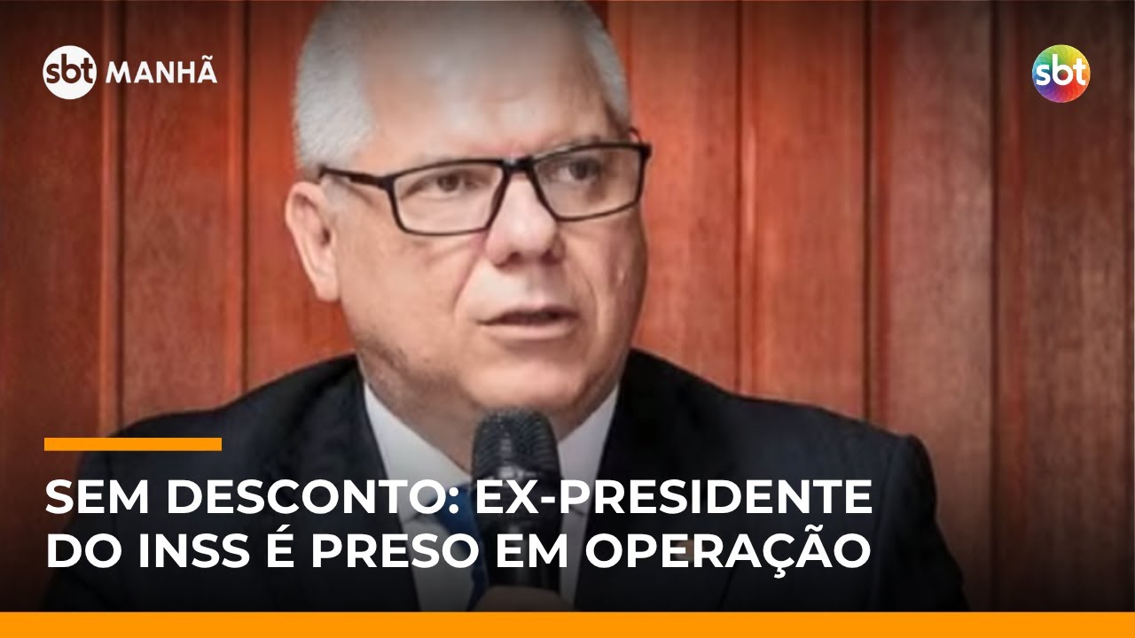Ex-presidente do INSS &eacute; preso em opera&ccedil;&atilde;o da Pol&iacute;cia Federal contra fraudes | #SBTManha
