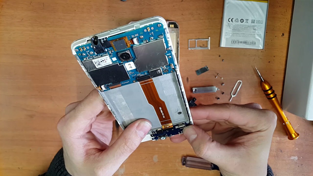 MEIZU M5S замена аккумулятора и ремонт заряда