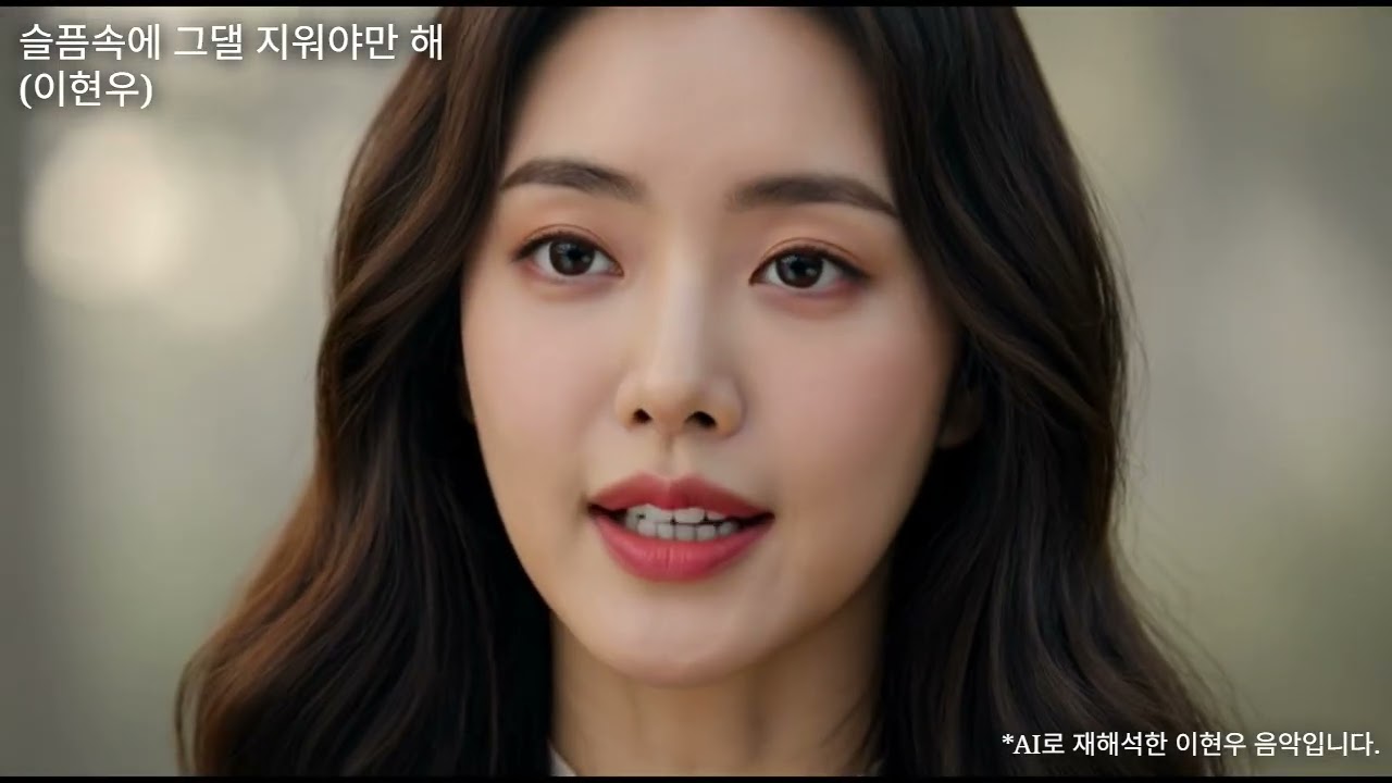 슬픔속에 그댈 지워야만 해 - 이현우 / made by A.I.