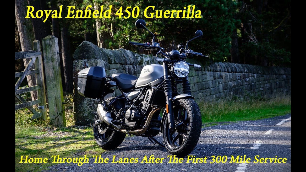 Royal Enfield Guerrilla 300 Service Run