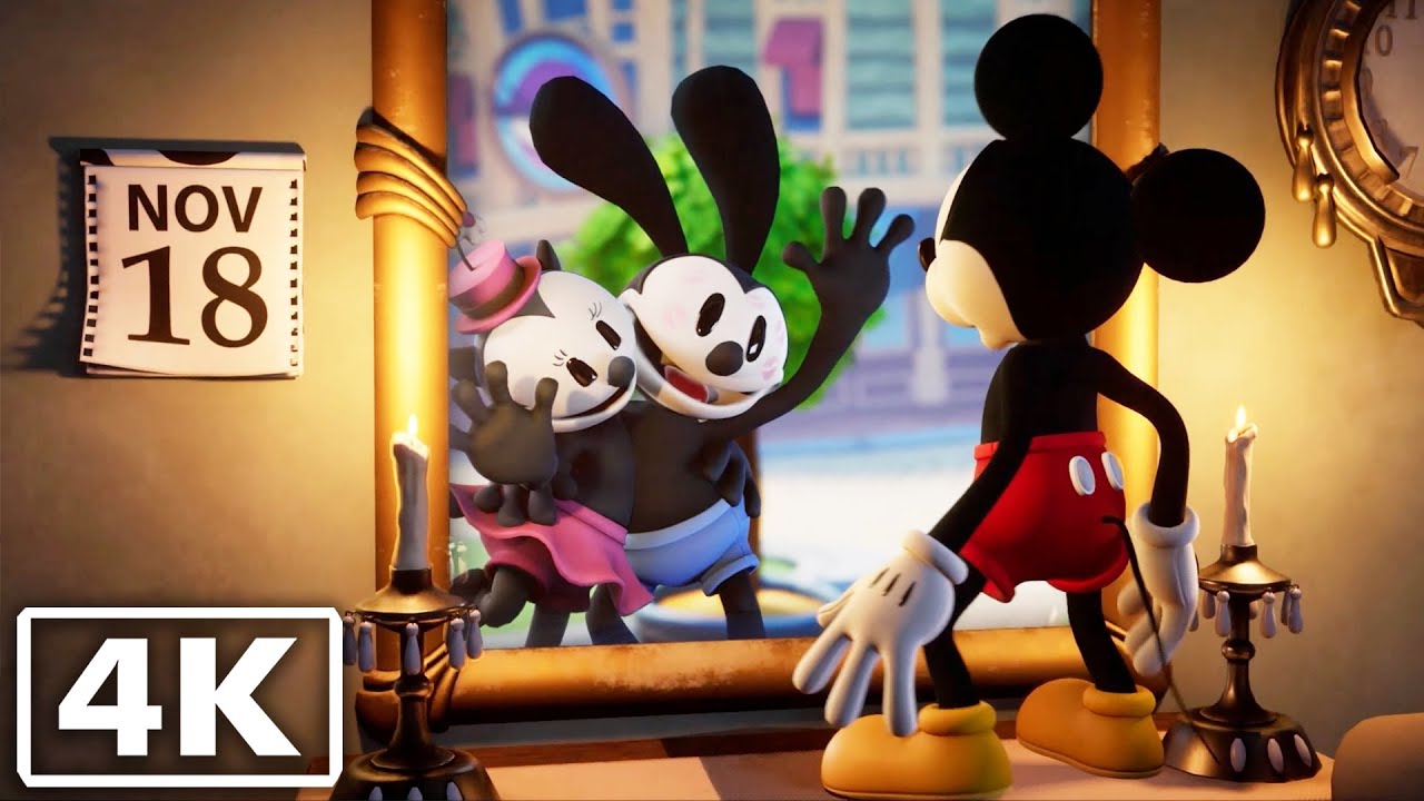 Disney Epic Mickey Rebrushed - Final Boss and Ending [4K Best Graphic]