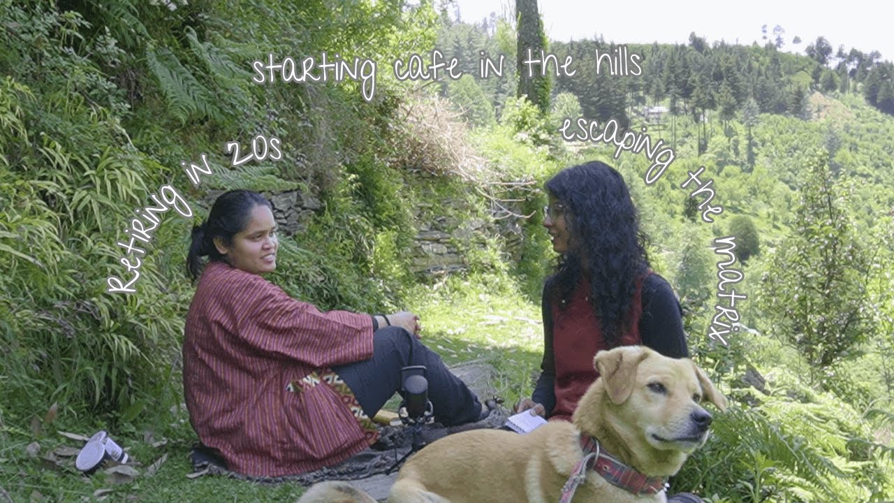 quitting 9-5 to pursue art, early retirement, cafe in the mountains, living alone in Himachal | ep 4