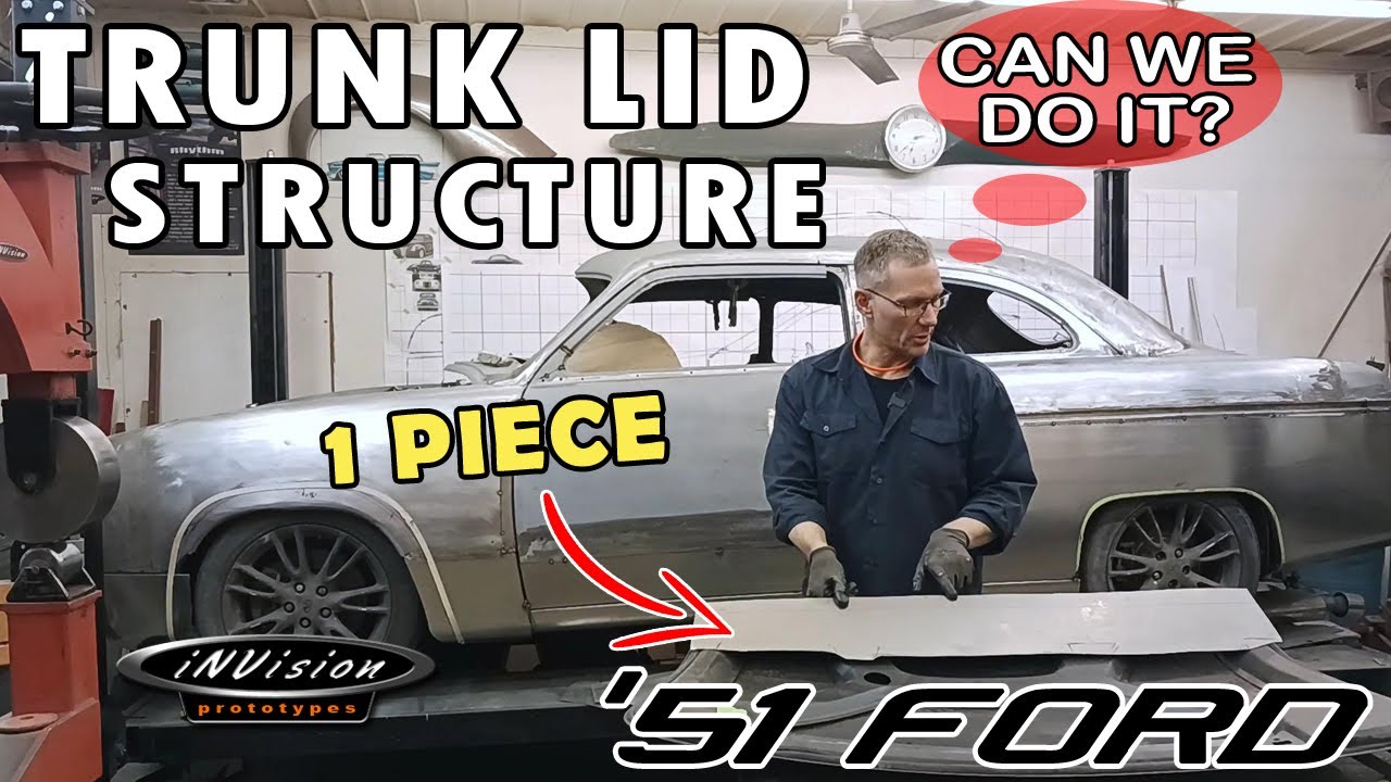 SHOEBOX Trunk Lid - Major Changes !! Ep.14 - 1951 FORD + INFINITI G35XS Sport
