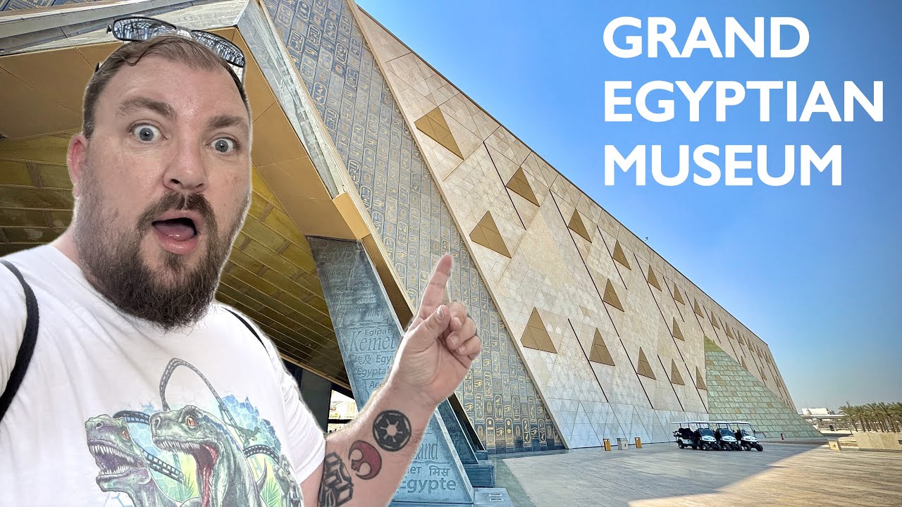 Grand Egyptian Museum Cairo Egypt 🇪🇬 | INCREDIBLE Building