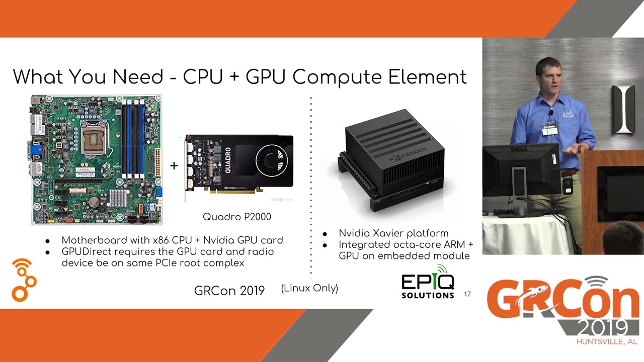 GRCon19 - GPUDirect + SDR: How to Move One Billion Samples per Second over PCIe by John Orlando