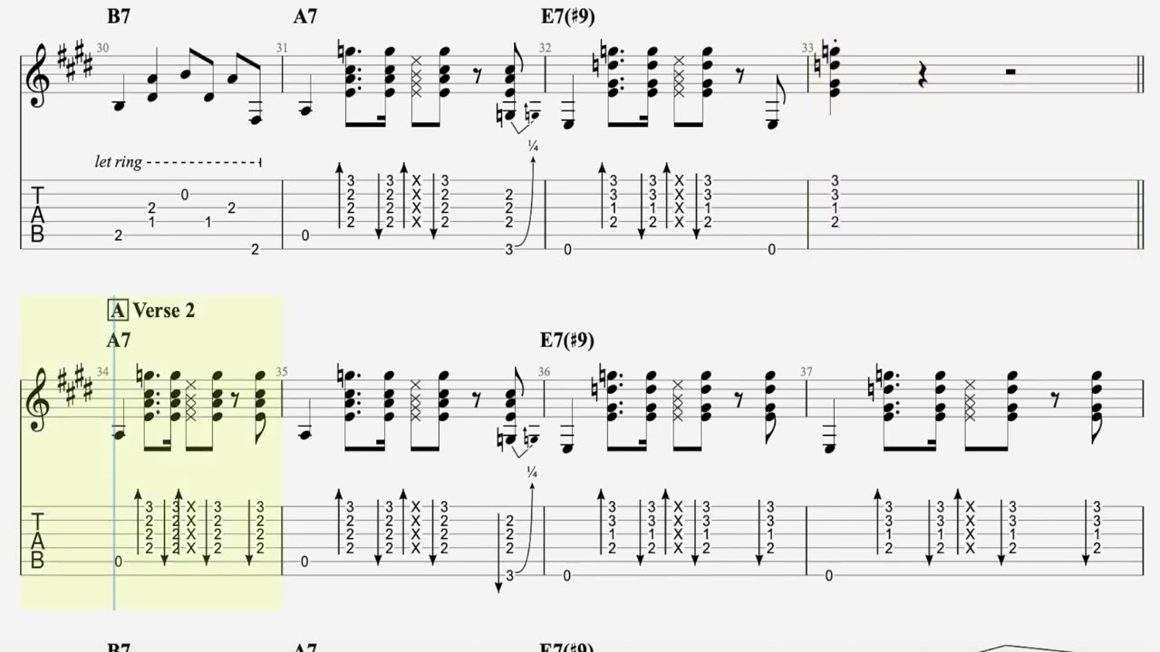 Mary Had A Little Lamb Backing Track (Standard Tuning)