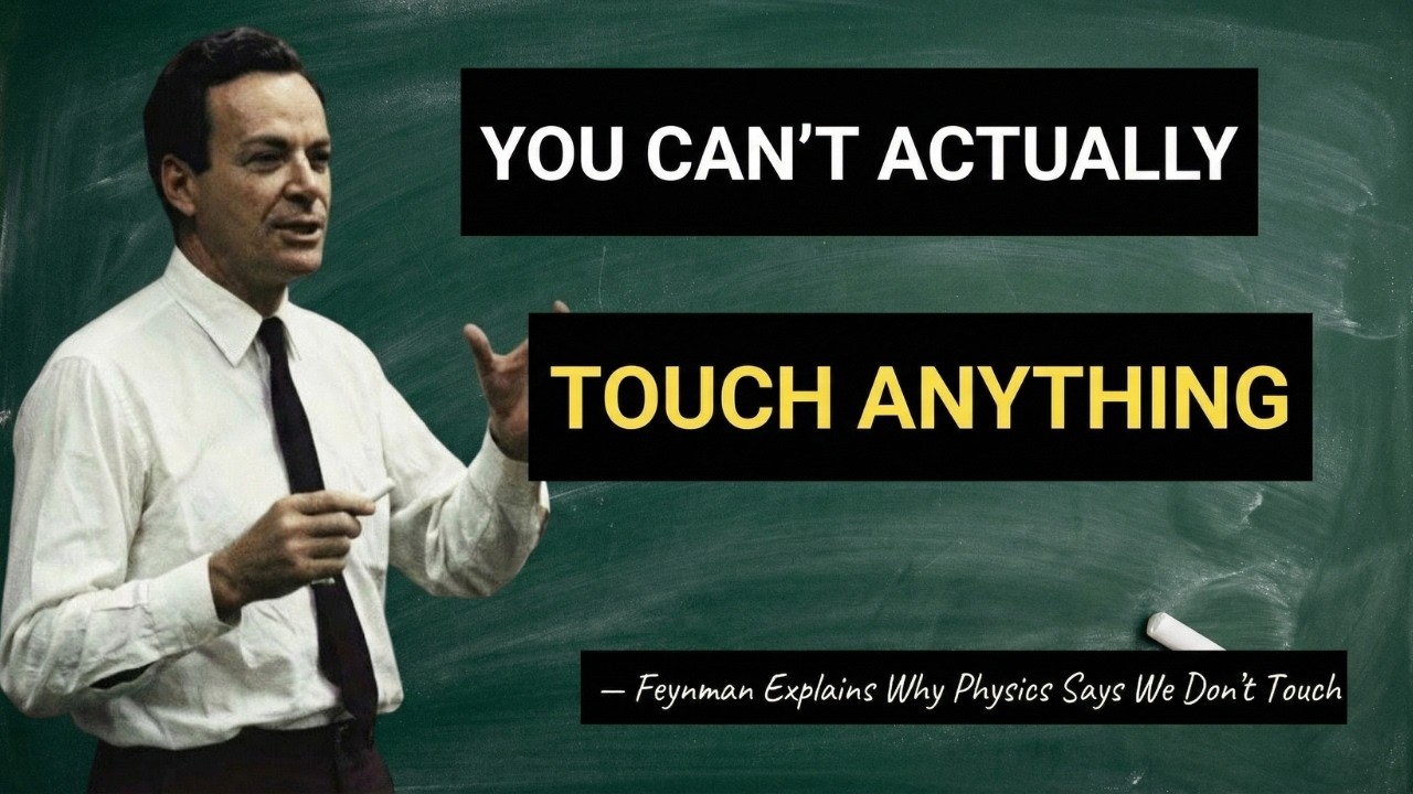 Why You Can't Actually TOUCH Anything — Feynman's Terrifying Answer