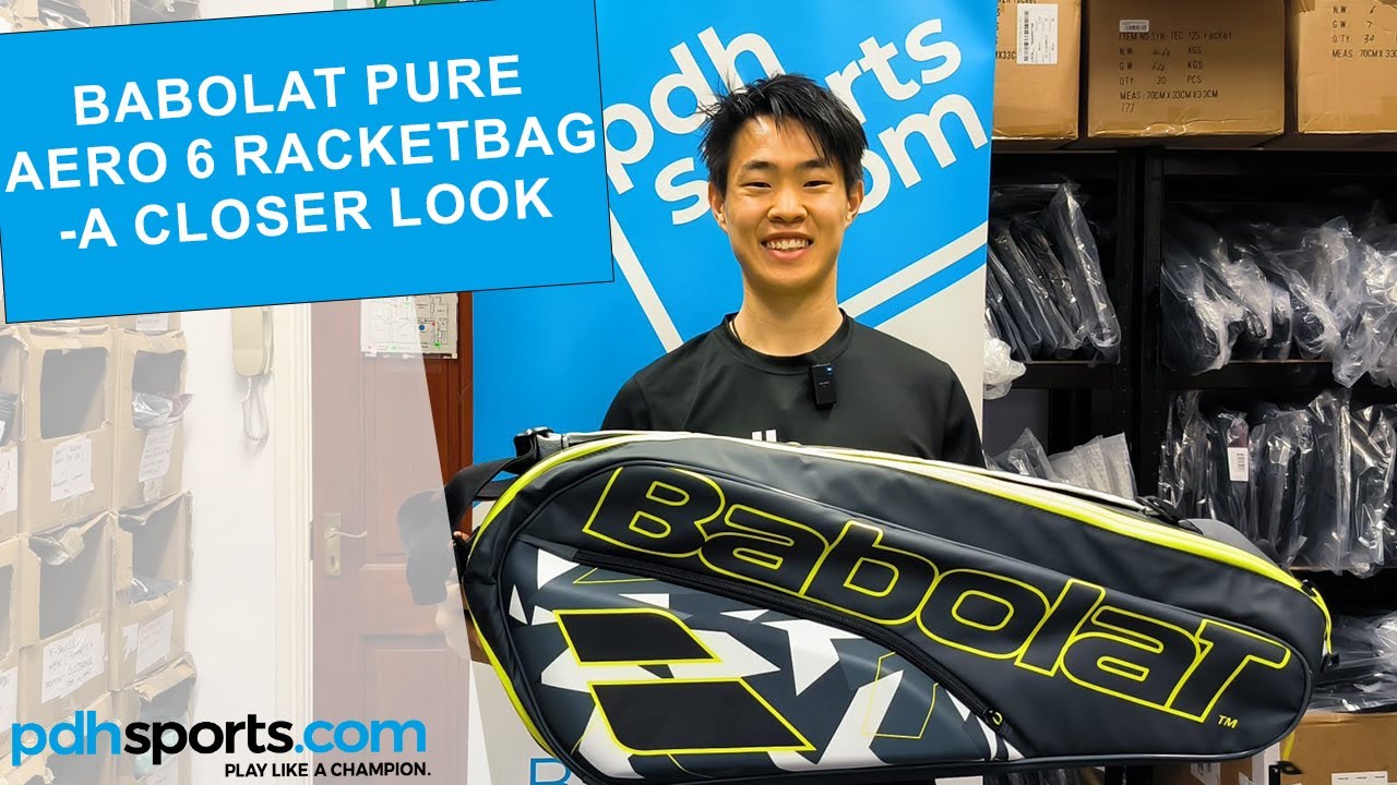 Обзор сумки для ракеток Babolat Pure Aero 6 от pdhsports.com