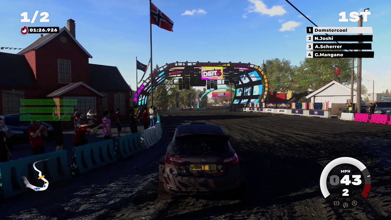 Dirt 5 Career 4K 60FPS (2160p) | Part 1 Ignition Race 1 Ultra Cross Henningsvær