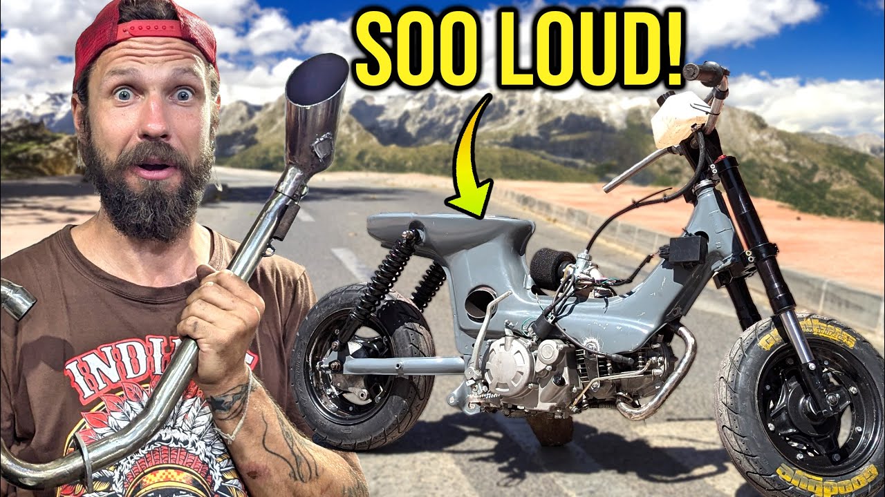 WILD Custom Exhaust for Honda Chaly Minibike / EP12
