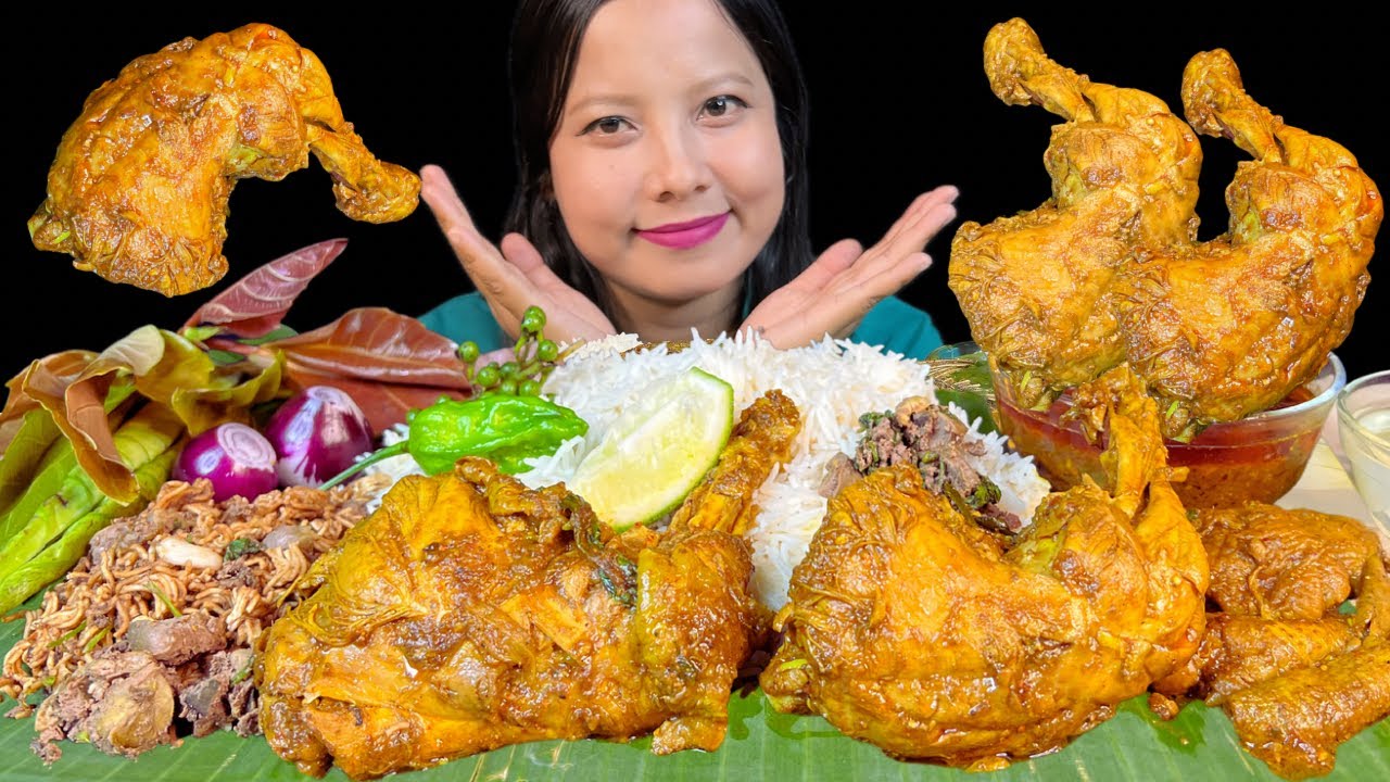 SO MANY INCIDENTS BUT TODAY CHICKEN CURRY MUKBANG || HOME COOK SPICY CHICKEN CURRY 🔥