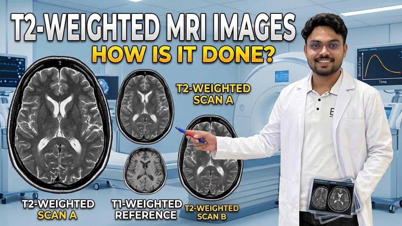 t2 weighted image | t2 weighted image kiya hota hai | what is t1 and t2 in mri in hindi  radiotechno