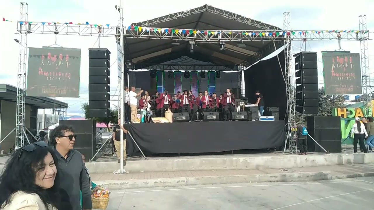Orquesta Los Radiantes de Chone Manabí en Huachi Grande