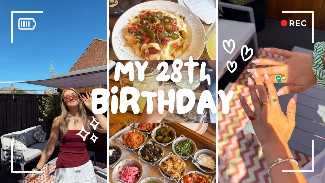 MY 28th BIRTHDAY | first ever vlog & a very lucky girlie 