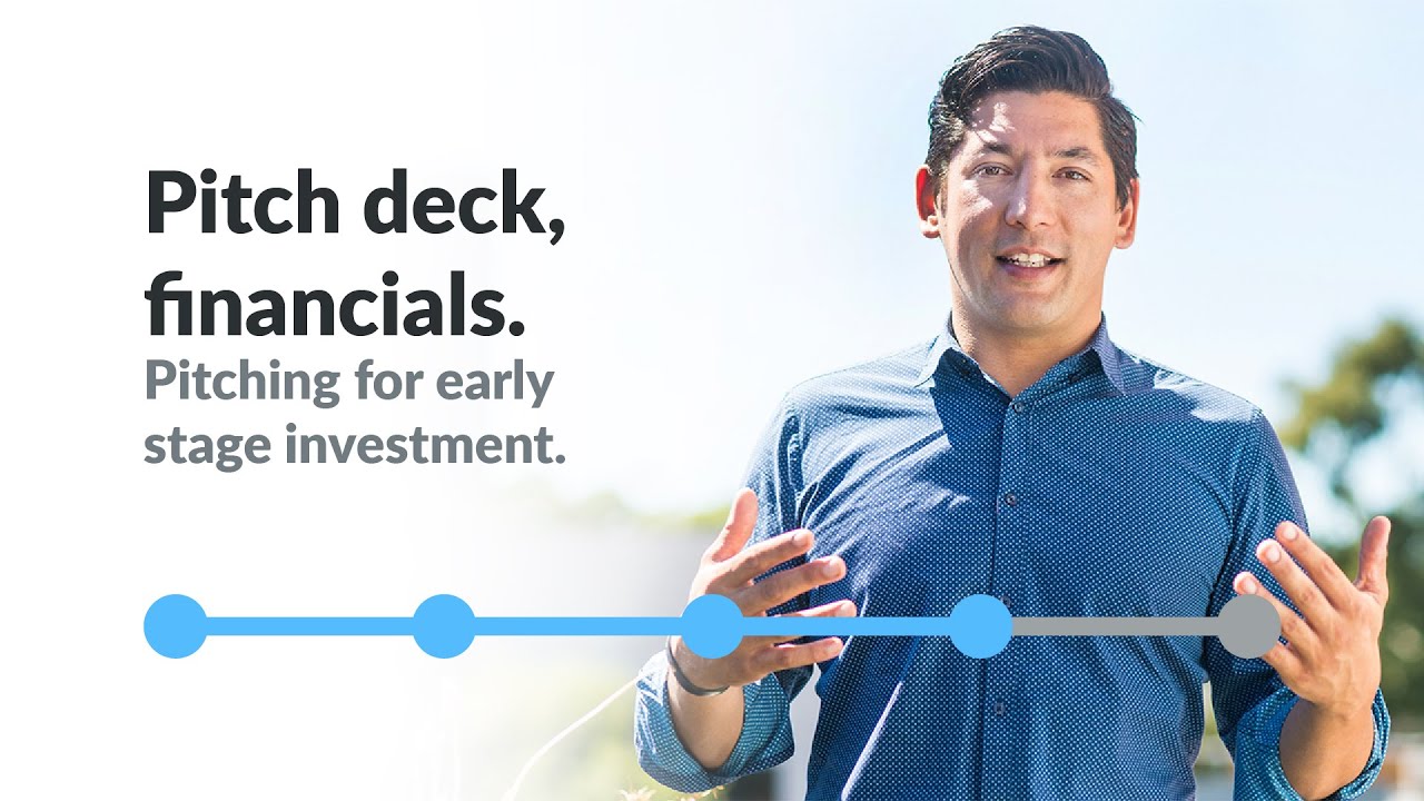 The pitch deck, financials - Pitching for early stage investment, 4 of 5