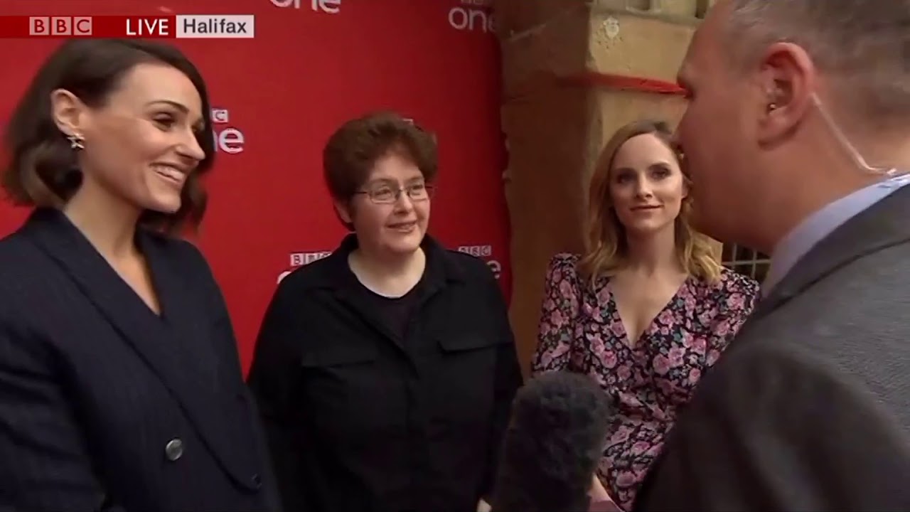 BBC Look North 9th May 2019 ‘Gentleman Jack’ Yorkshire premiere in Halifax live on red carpet