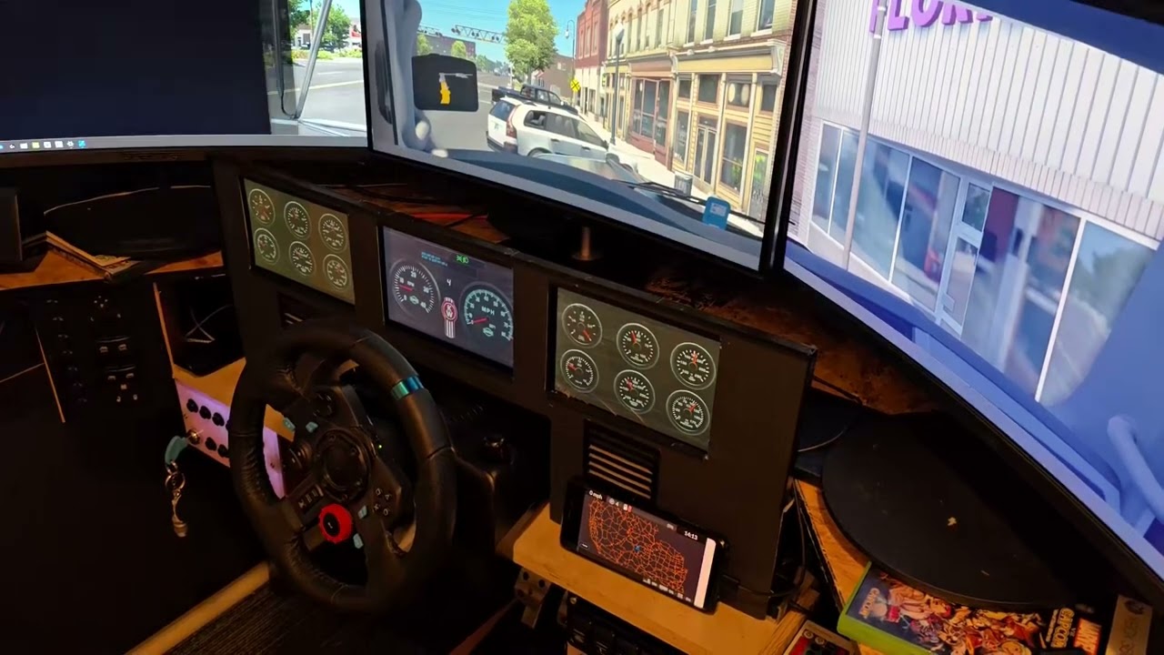 Truck Simulator Physical Dashboard Build