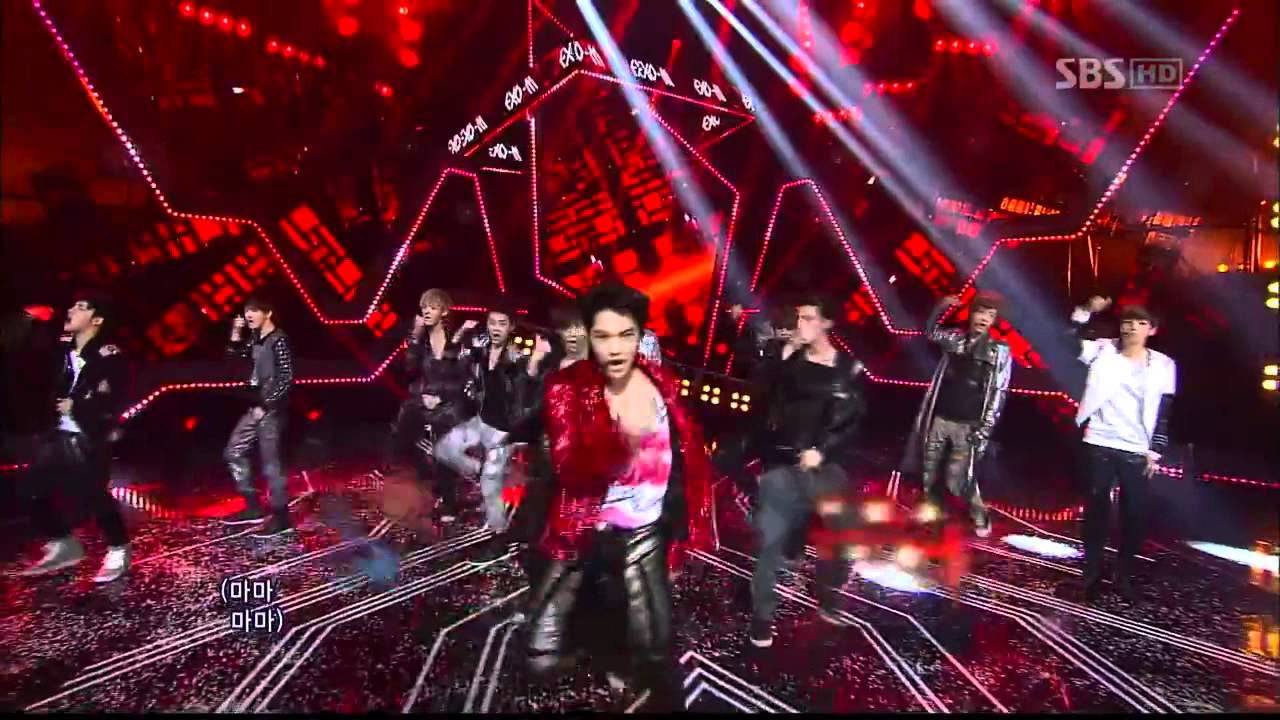 [HD] 120520 EXO (EXO-K&EXO-M)  - MAMA | Inkigayo LIVE