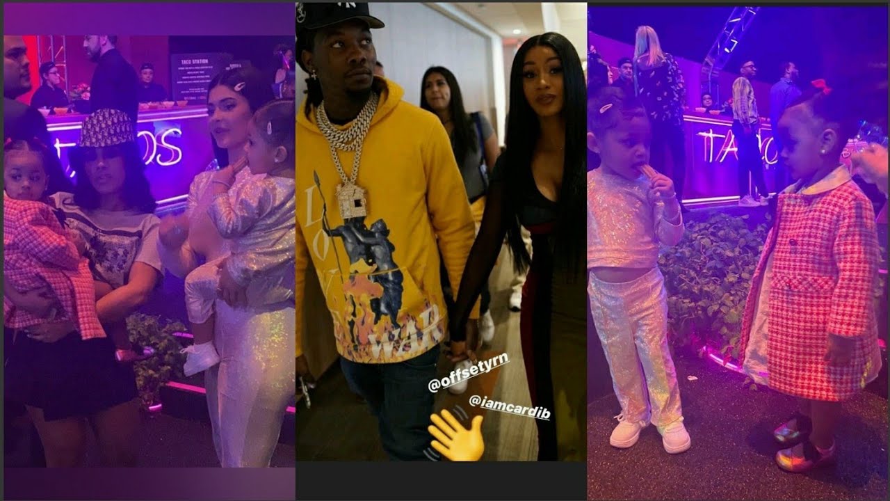 Kulture Out With Friends While Cardi B & Offset Are At Appearances