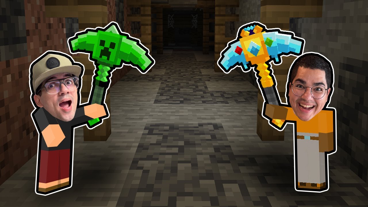 MINERANDO USANDO PICARETAS ÉPICAS NUNCA VISTAS NO MINECRAFT!