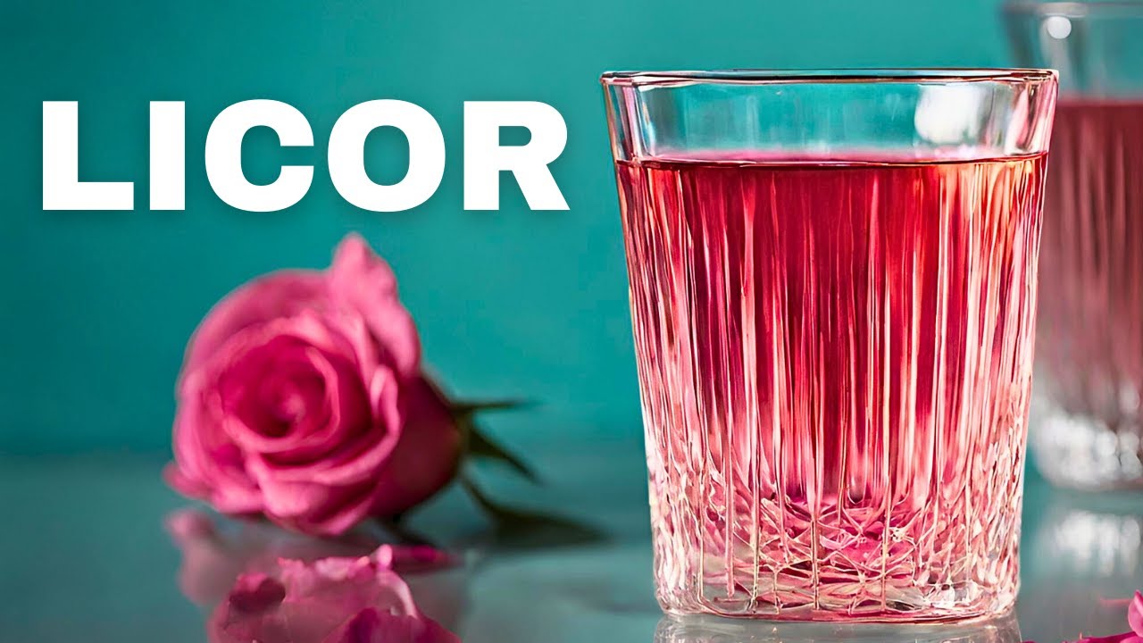 🌹Delicadeza pura - Como hacer licor de rosas casero