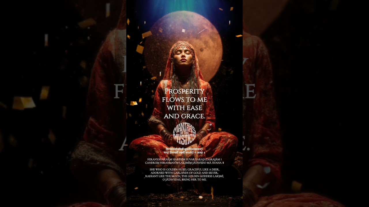 Attract Wealth #Lakshmi Hiraṇyavarṇām #Mantra | 108 Divine Chants  #LakshmiMantra #wealthmantra