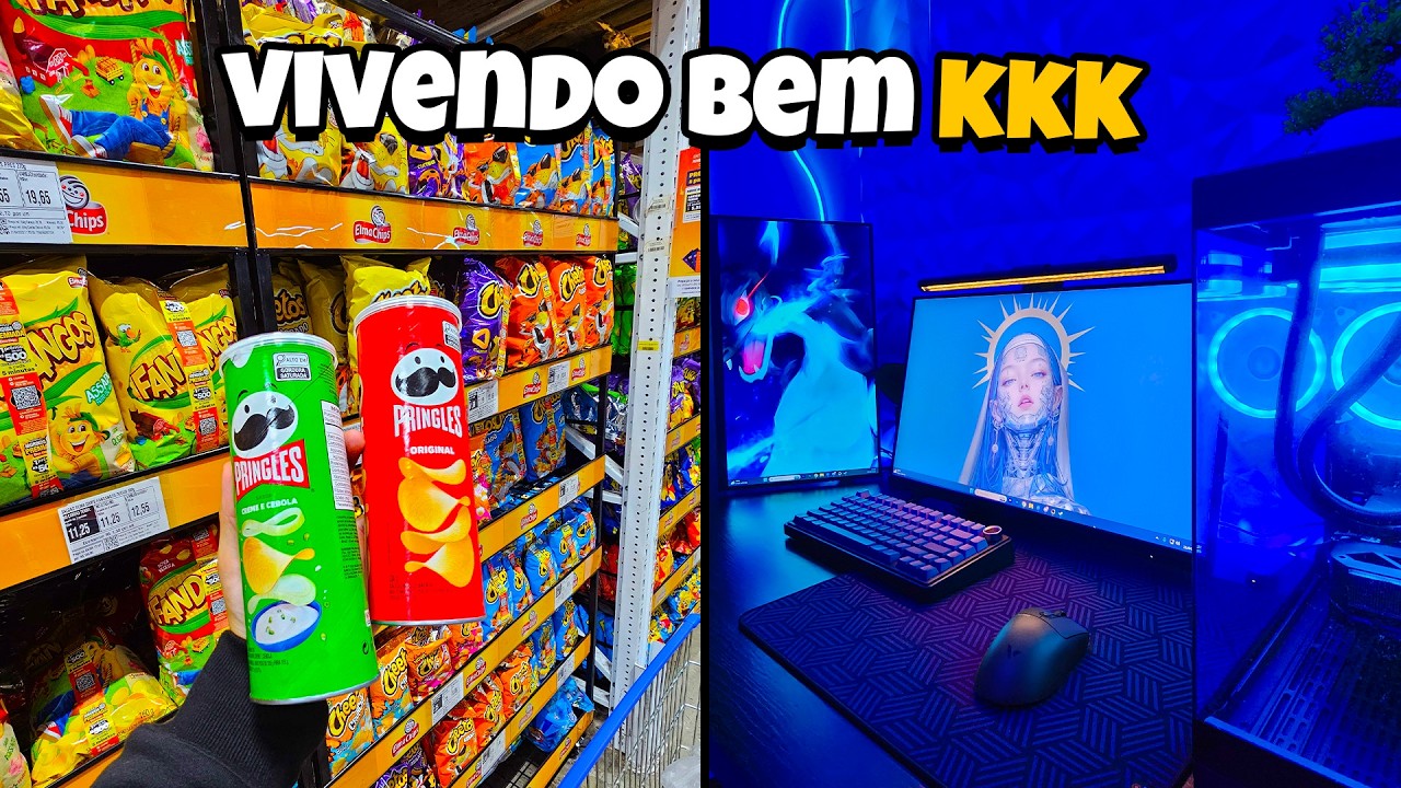 O Que Um Gamer Compra Pra Madrugada? (Morando Sozinho)