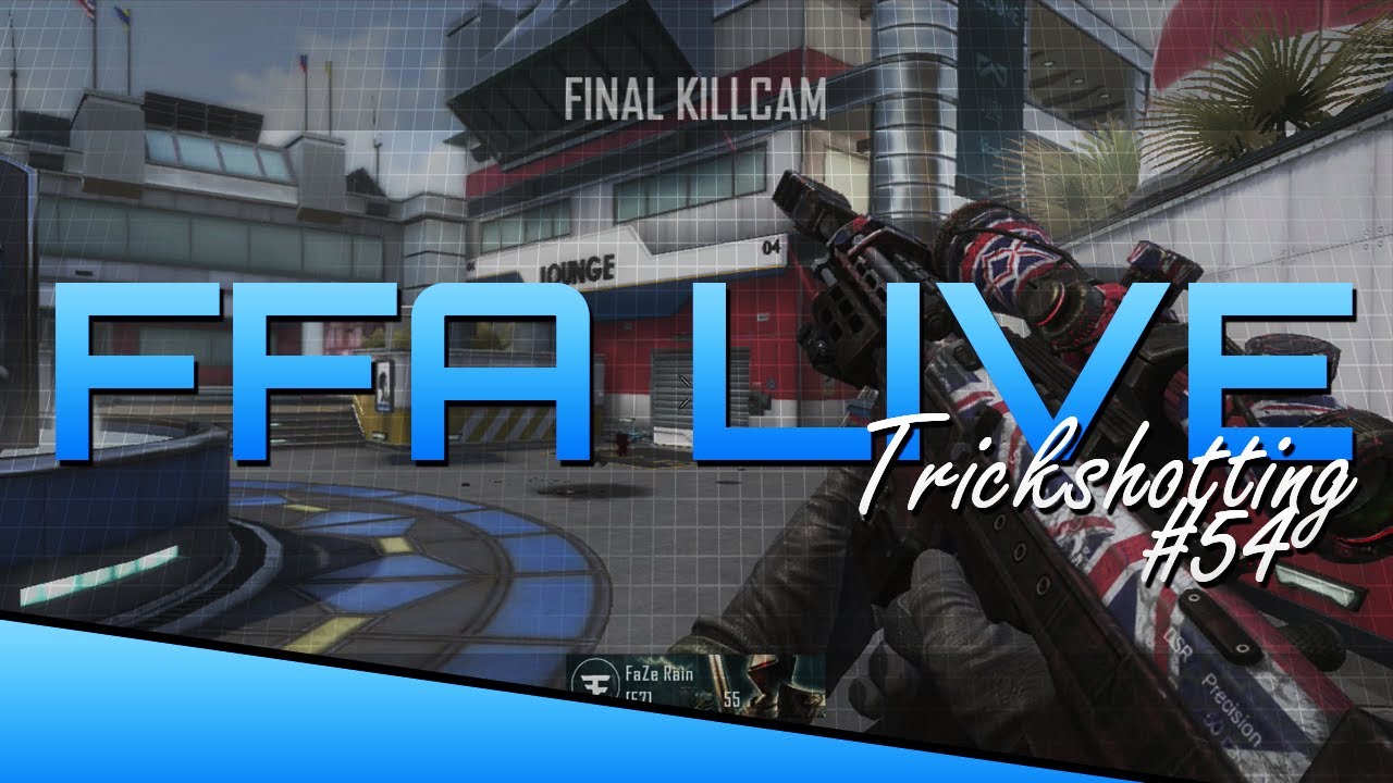FaZe Rain - FFA TrickShotting LIVE - Episode 54 (BO2)