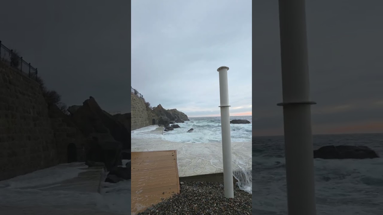 Утро доброе на берегу моря. 